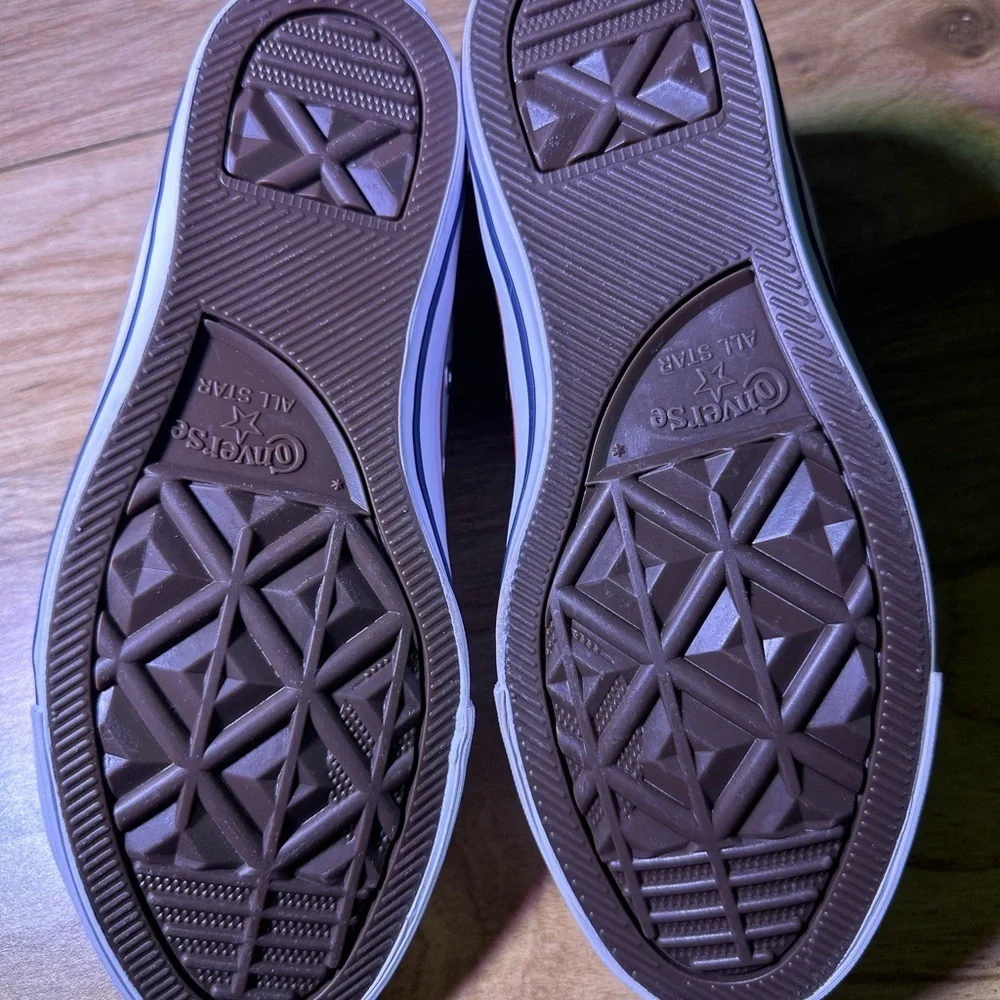 Converse Classic Gray and White Sneakers